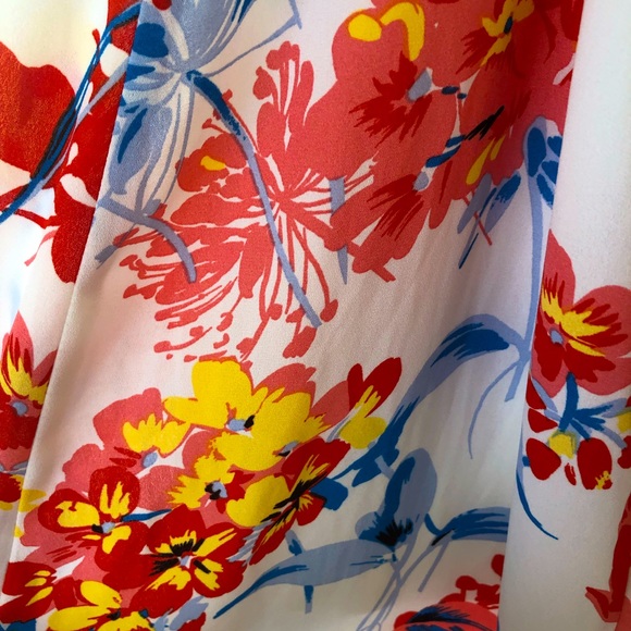White tropical print maxi dress - Picture 6 of 9